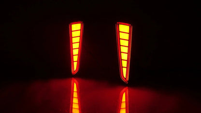 Red Lens Rear Bumper Reflector Brake Signal Light for Lexus RX (2016–2018)