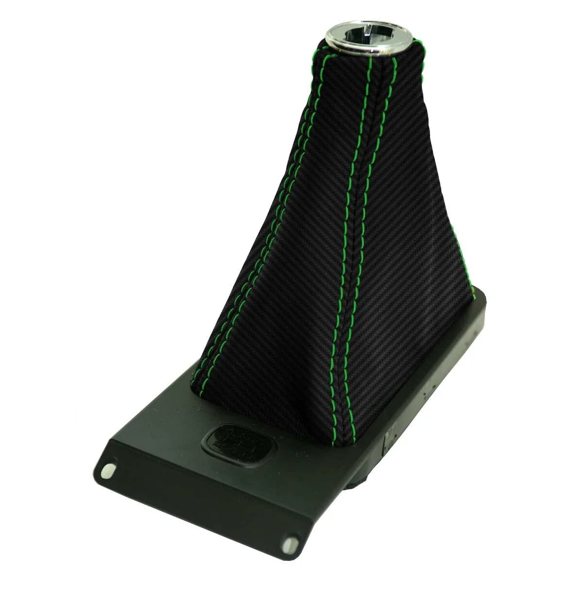 Manual Shift Boot Cover for Acura NSX (1991–2005) Carbon Fiber Green Stitch