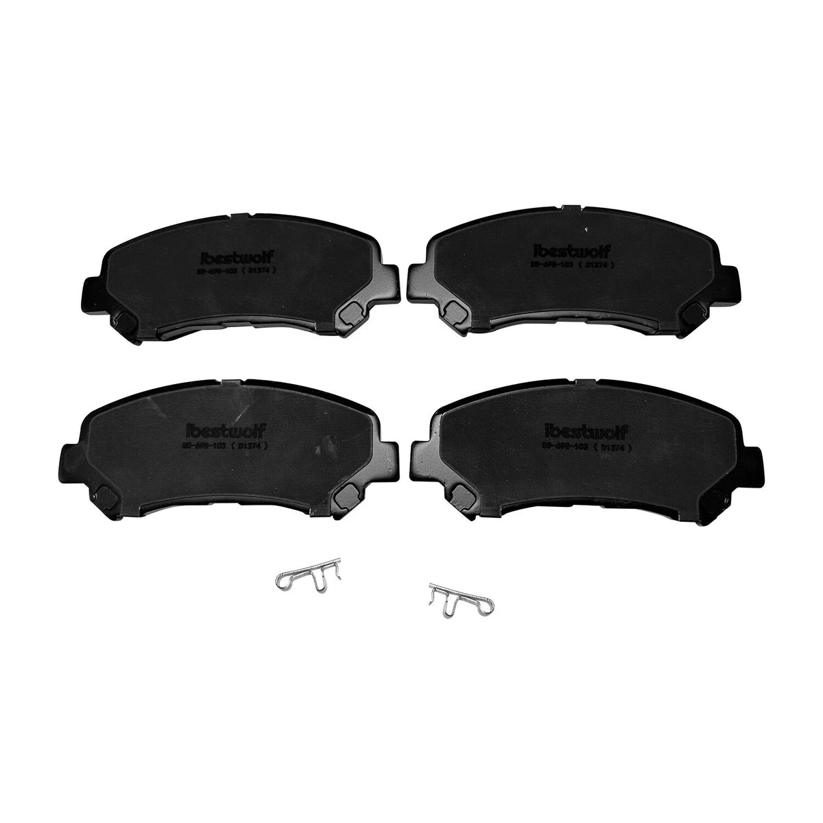 Set of 4 Front Ceramic Brake Pads for Nissan Juke Maxima Sentra Rogue (P-1374, D1374)