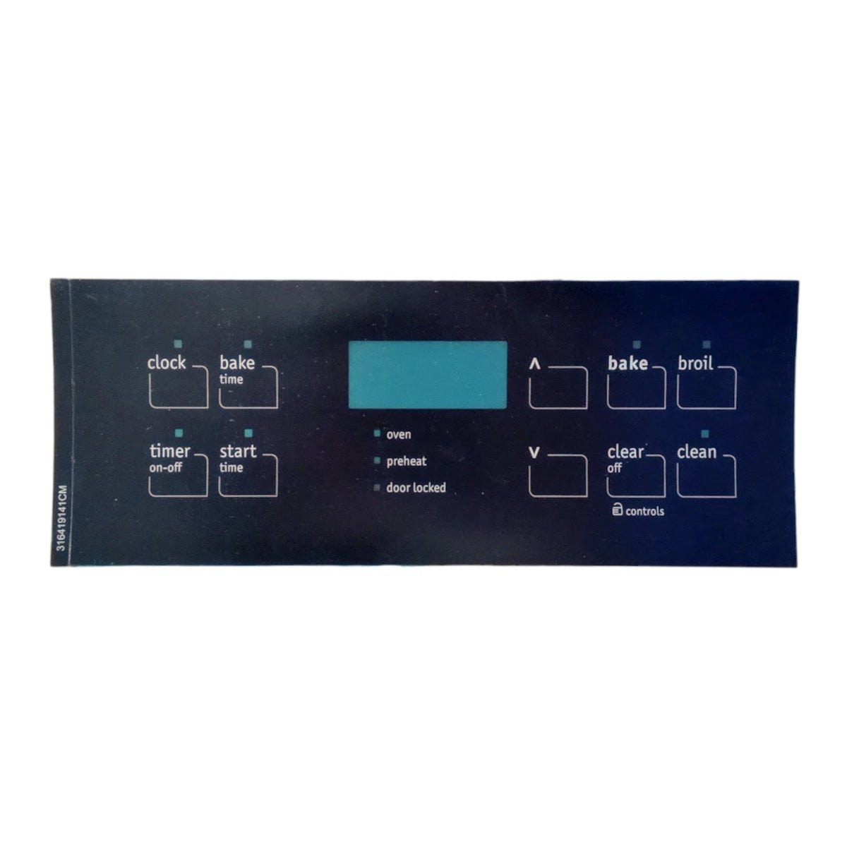 Oven Clock Overlay Key Pad for Electrolux Frigidaire