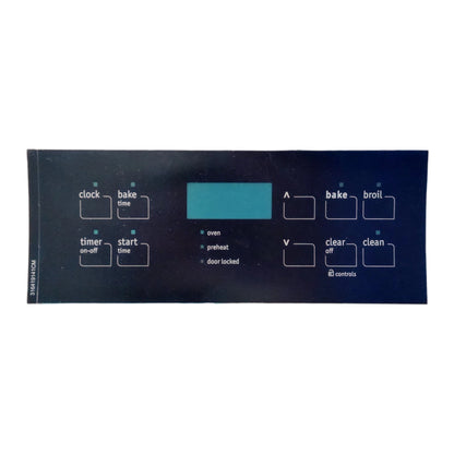 Oven Clock Overlay Key Pad for Electrolux Frigidaire