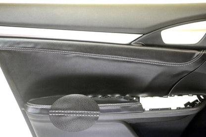 Front Door Armrest for Honda Civic Sedan (2016–2020) Gray Stitch Leather
