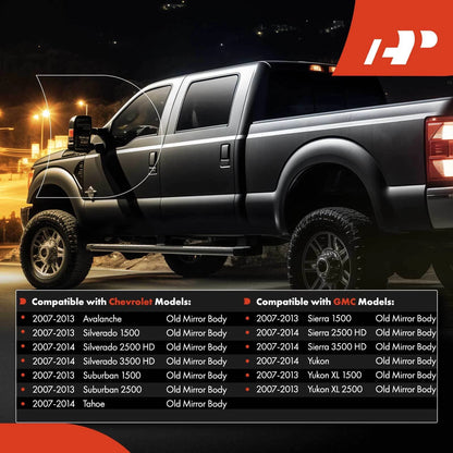 Pair Power Towing Mirrors for Silverado 1500 (2007–2013)
