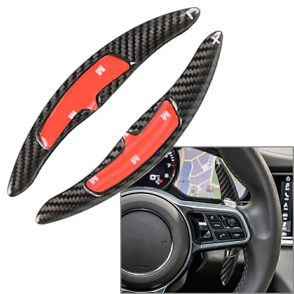 Carbon Fiber Steering Wheel Shift Paddle Extension for Porsche 911 991 718