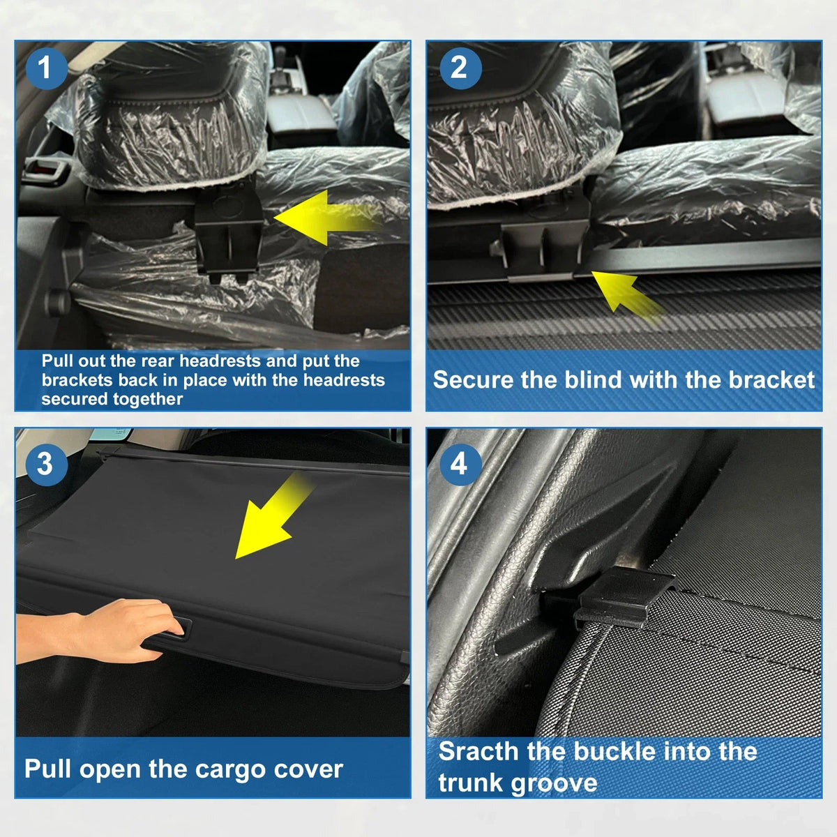 Retractable Cargo Cover for Nissan Kicks (2018–2023)