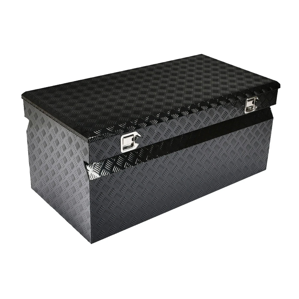 48" Black Aluminum Tool Box for Pickup Truck (Universal Fit)