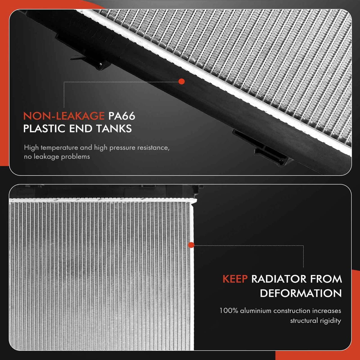 Aluminum Radiator for Kia Optima (2016–2019) 25310D5200, KI3010164, CU13605