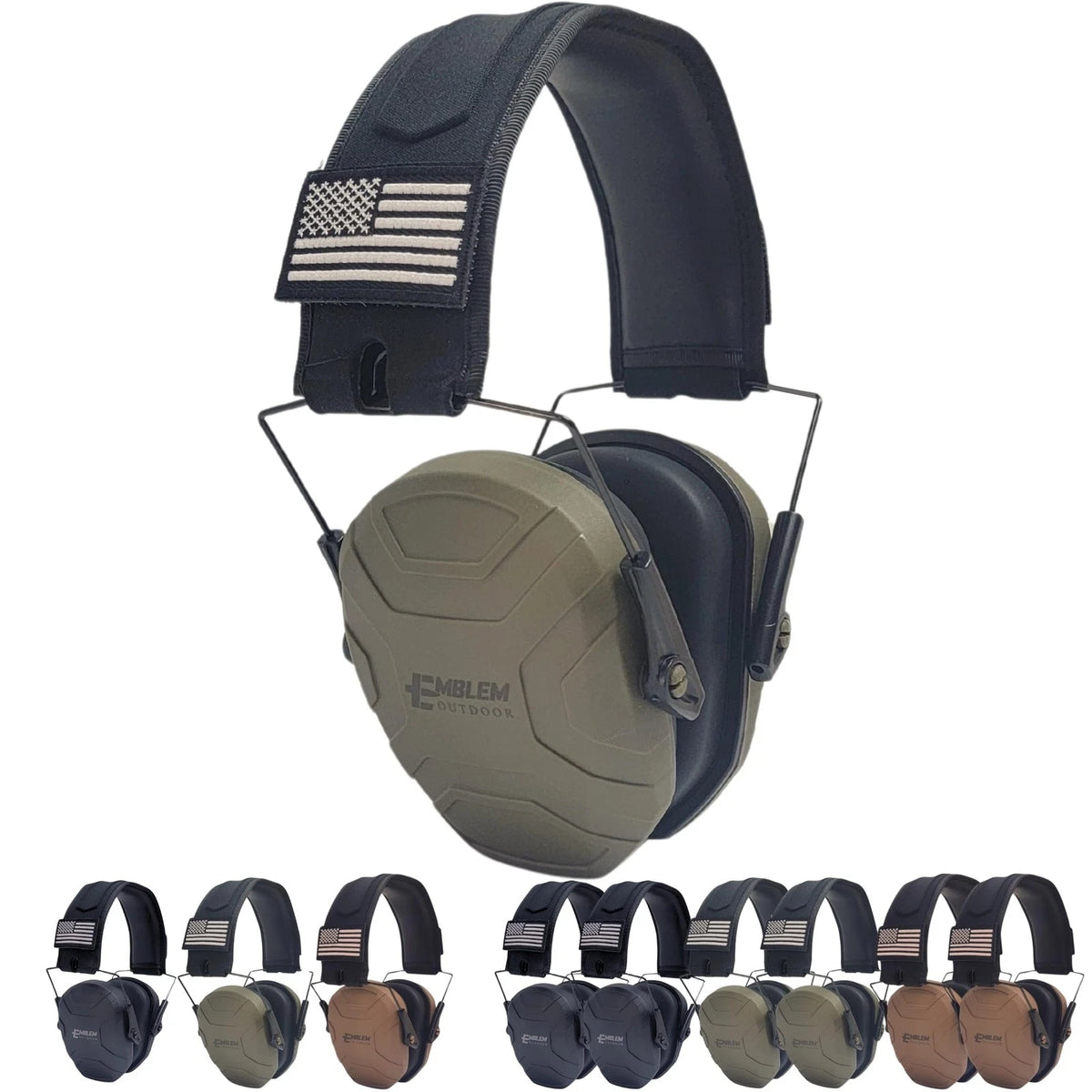 Outdoor Shield XT Shooting Ear Protection for Gun (One Size, Od Green)