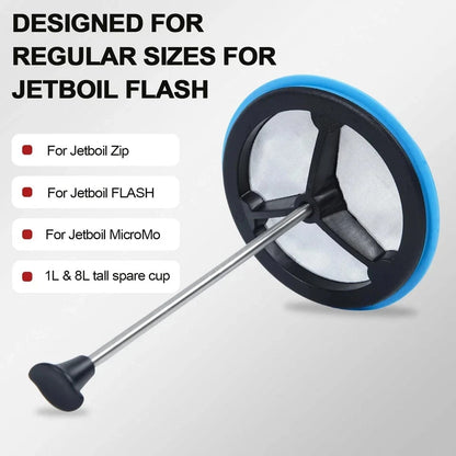 2-Pack Silicone French Press Coffee Makers for Jetboil Flash