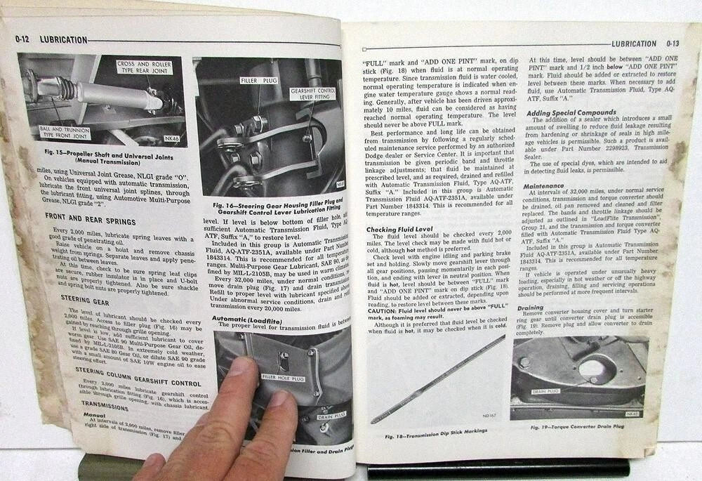 Service Manual for 1967 Dodge Truck Models A-100 Compact