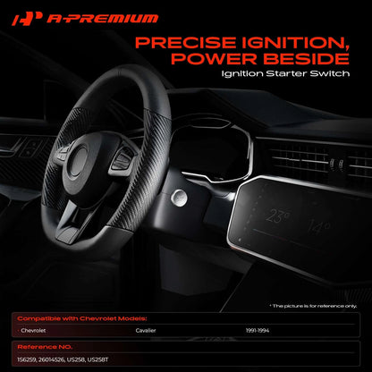 Ignition Starter Switch for Chevrolet Cavalier (26014526, US258)