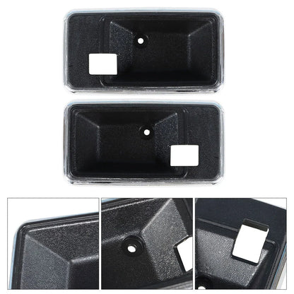 Set of 2 Black Door Handle Bezel Cups for Firebird Trans Am Camaro (1977–1981)