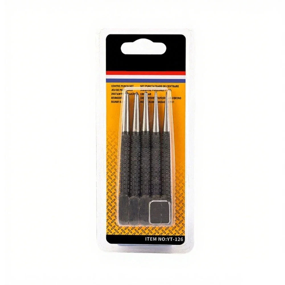 5-Piece Center Punch Set for Hole Positioning