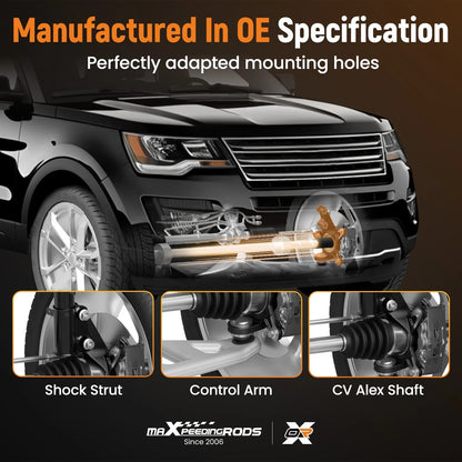 Driver Steering Knuckle Assembly for Ford Explorer Mercury Mountaineer (1991–2001) 698013
