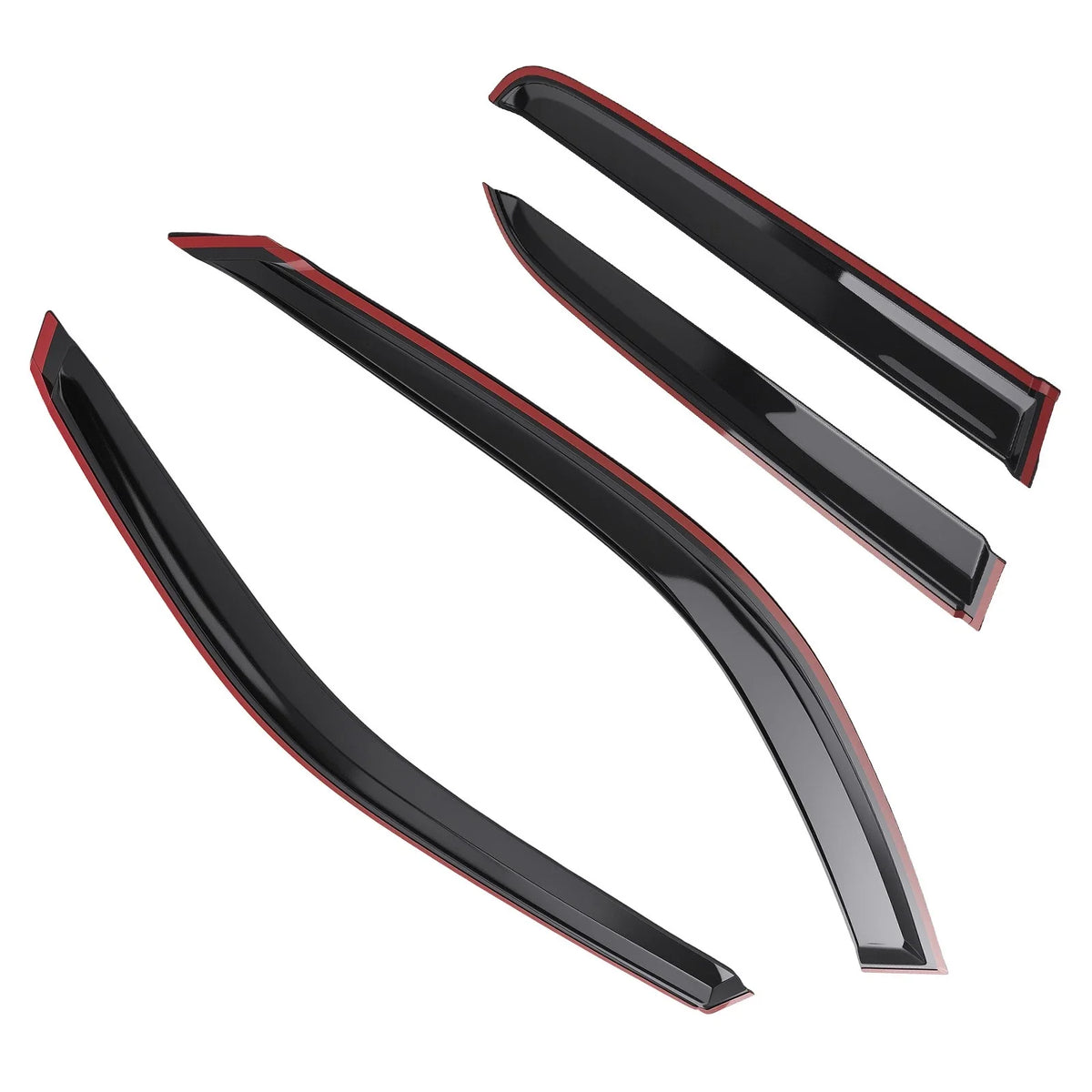 Set of 4 Rain Guards Visor Window Wind Deflectors for Toyota 4Runner (2003–2009)