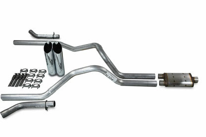 2.5" Dual Exhaust Kit for Ford F150 (2021–2025) with Slash Tips