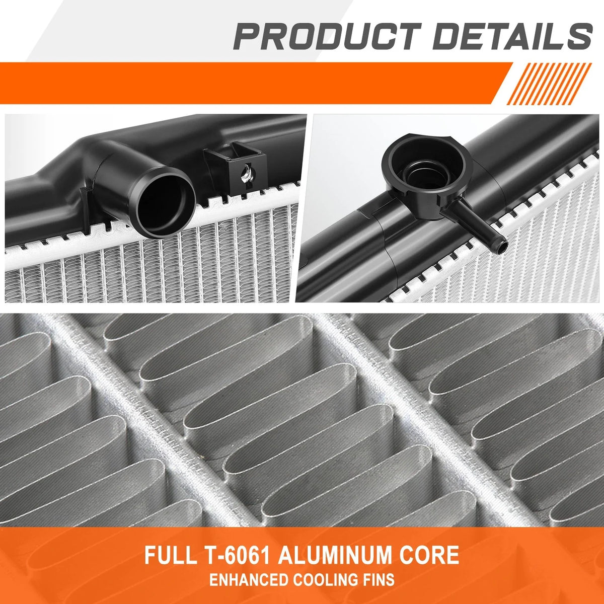 OE Replacement Aluminum Core Radiator for Toyota Camry/Solara (1997–2001) DPI-1909