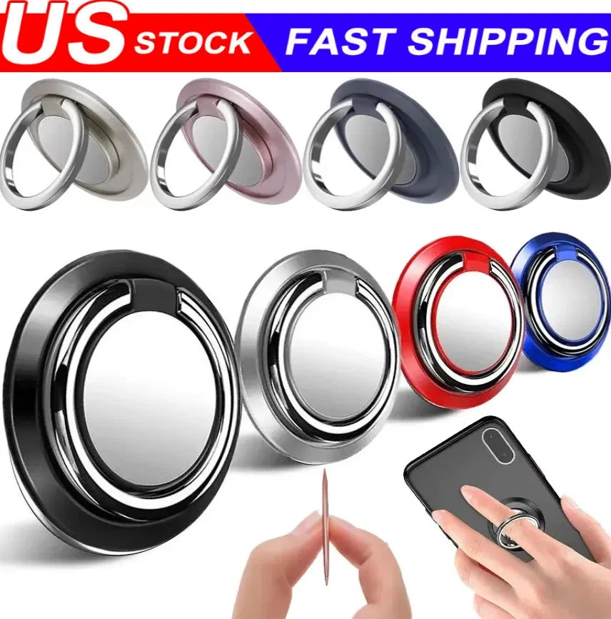 360° Rotating Finger Ring Holder Stand Grip for Cell Phone Car Mount