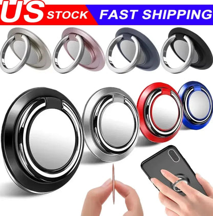 360° Rotating Finger Ring Holder Stand Grip for Cell Phone Car Mount