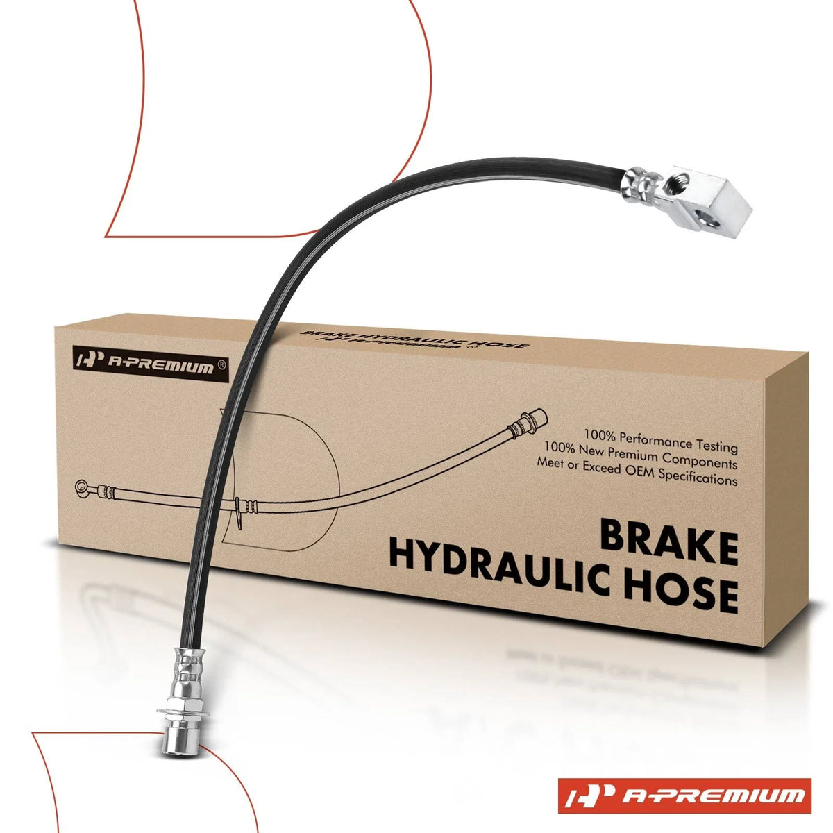 Rear Center Brake Hydraulic Hose for Chevy Blazer S10 GMC Jimmy (1995–2005)