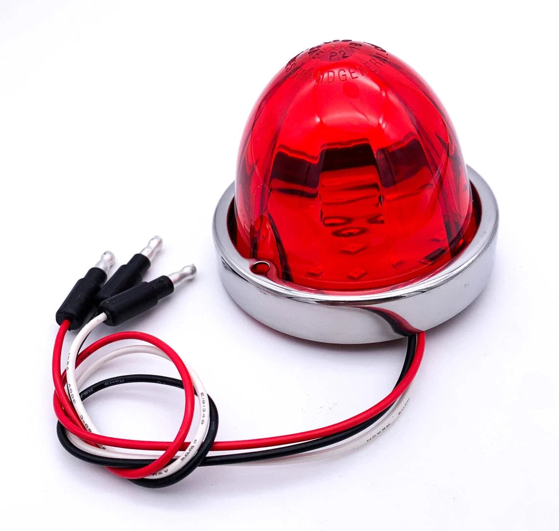 LED Turn Signal Light Kit Flush Mount Red for Universal Fit (2000–2024)