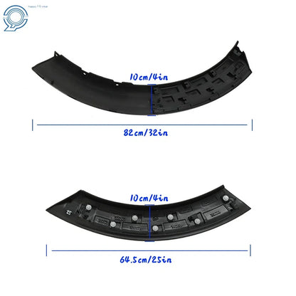 Set of 4 Rear Wheelhouse Fender Flares for Ford Explorer (2020–2022)