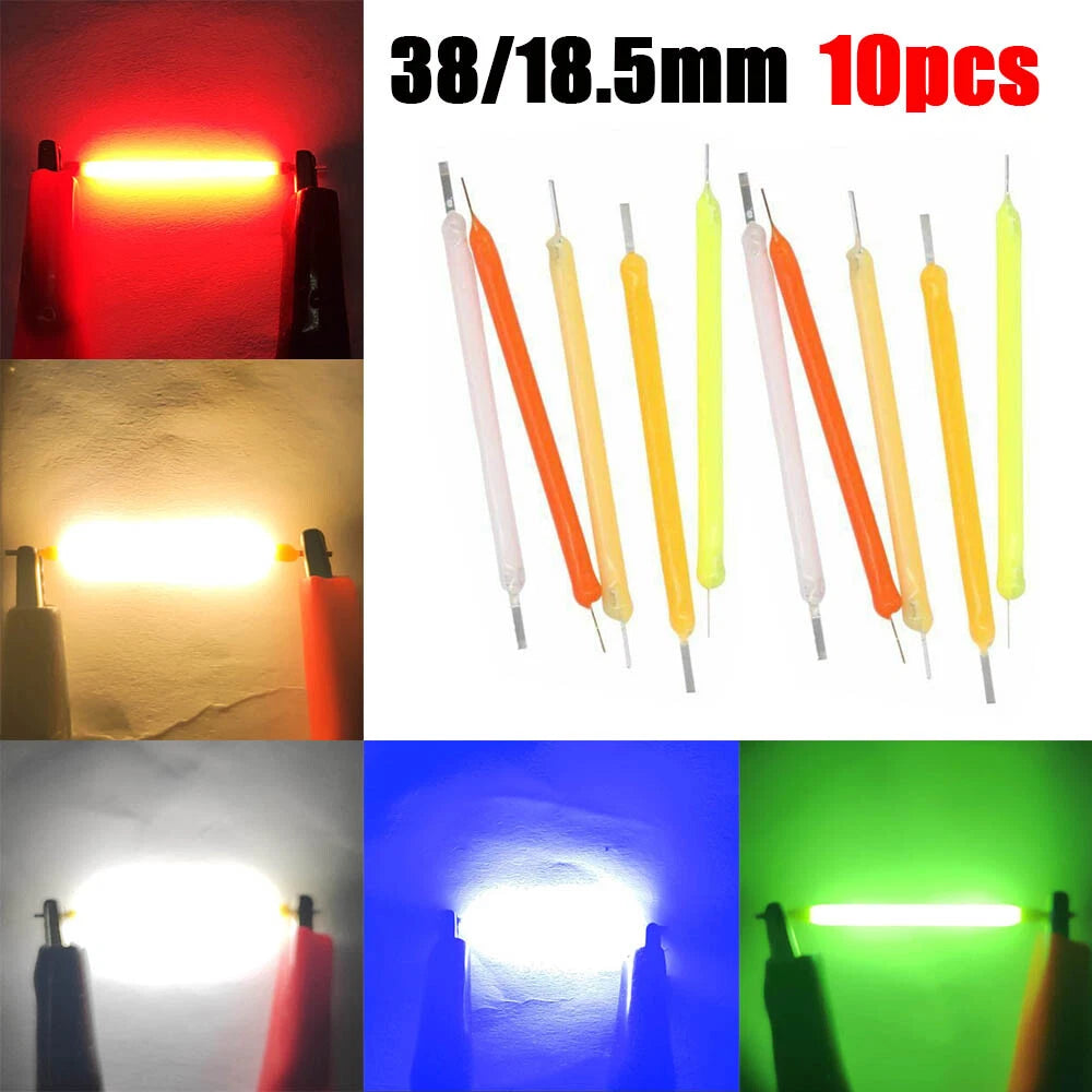 10X 3V LED Filament Bulb for Edison Lights (38/18.5mm)