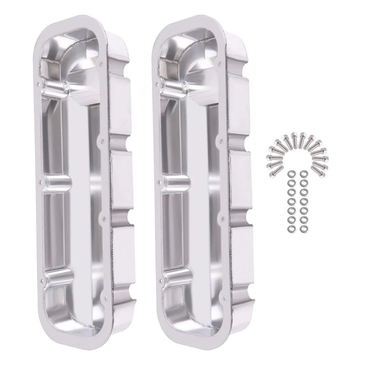 Fabricated Aluminum Tall Valve Covers for Big Block Chevy 502 (1965–1995)