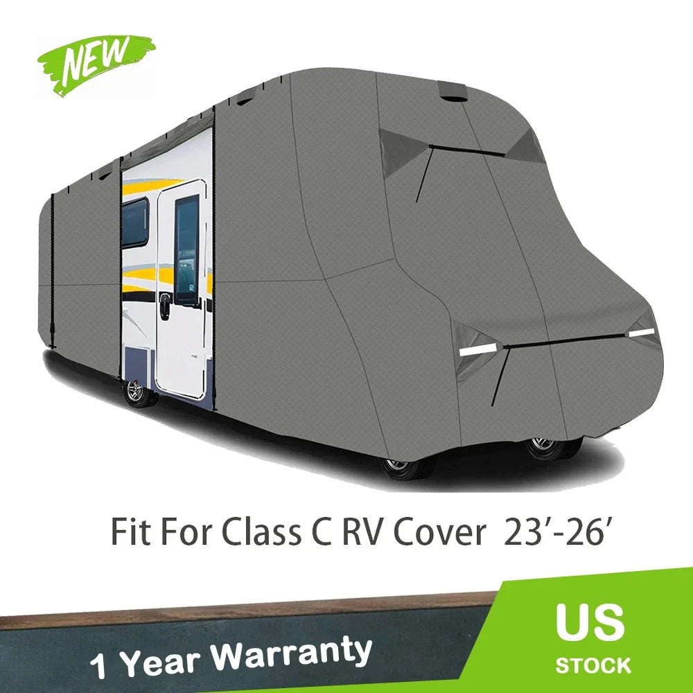 Waterproof Anti-UV RV Cover for Class C Motorhome (2023–2026)