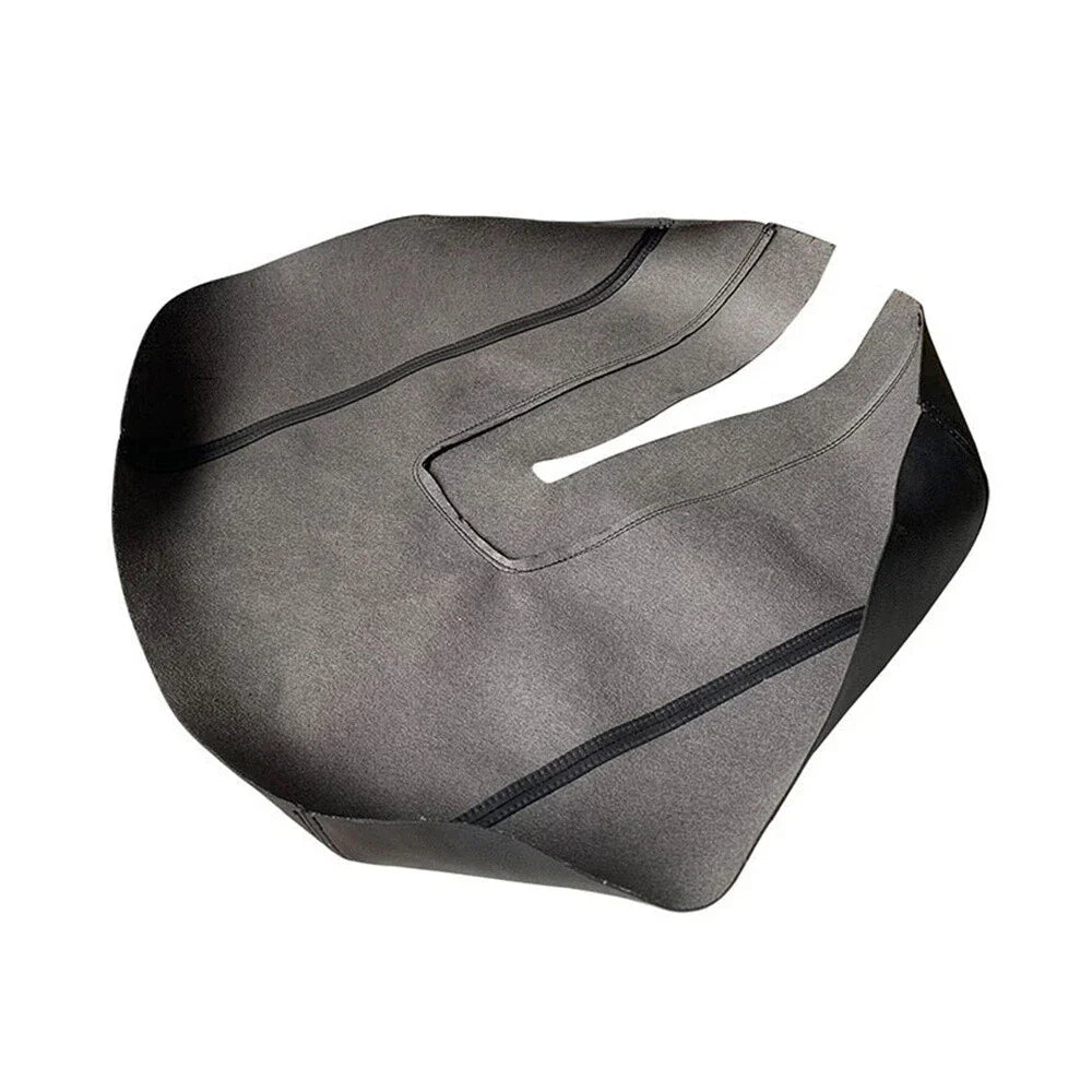 Leather Center Console Lid Armrest Cover for 14-21 Toyota Tundra Black