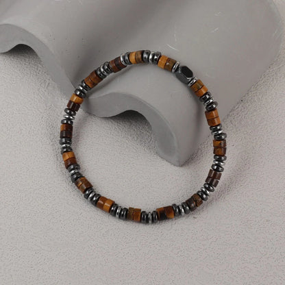 Hematite Beads Bracelet for Men - Healing Protection Strength