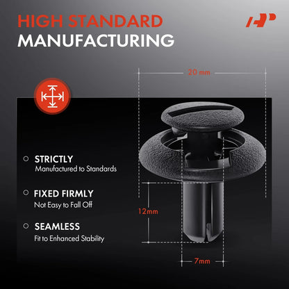 50x Air Cleaner Inlet Duct Retainer Clips for Subaru