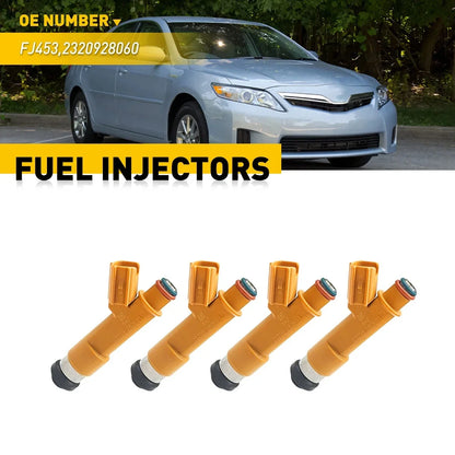 4X Fuel Injectors for Toyota Camry Lexus HS250h (2003–2012)