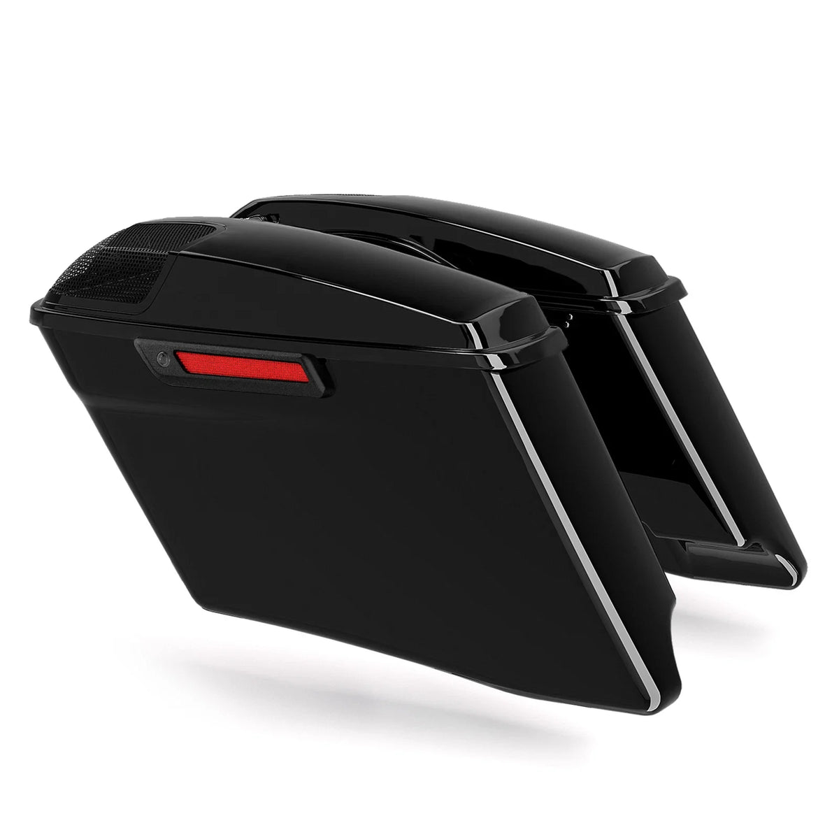 4" Stretched Hard Saddlebags for Harley Road Street Glide (1993–2013)