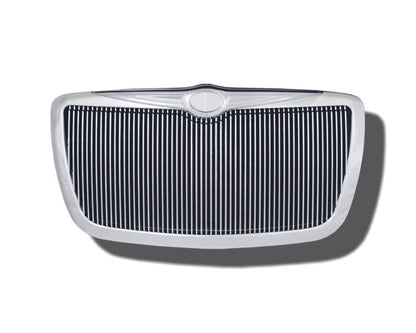 Chrome ABS Vertical Replacement Grille for Chrysler 300/300C (2005–2008) FG560