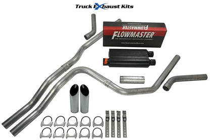 2.5" Dual Exhaust Kit for GMC Yukon (2000–2006) - Flowmaster 50 Series SW Tip