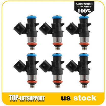Set of 6 Fuel Injectors for Chrysler Pacifica Voyager Ram ProMaster