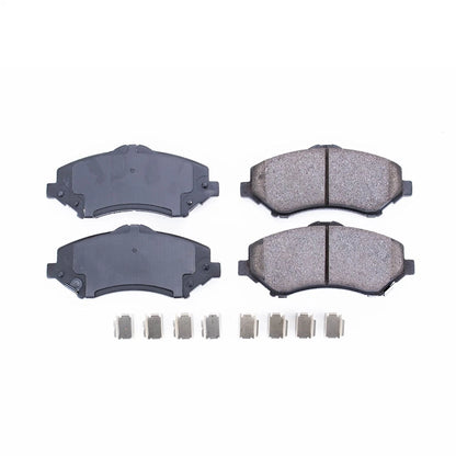 2X Powerstop Brake Pad Set Front for Dodge (2007–2018) 17-1273