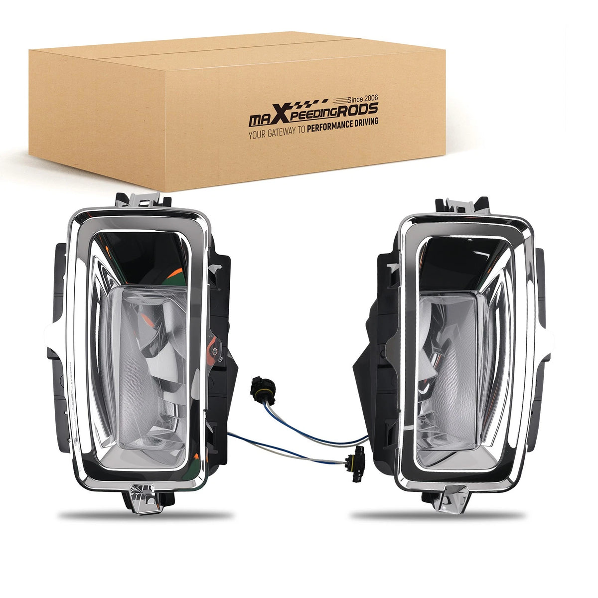 Set of 2 Bumper Fog Lights for Chevy Silverado 1500 (2014–2015) GM2593160, GM2592160