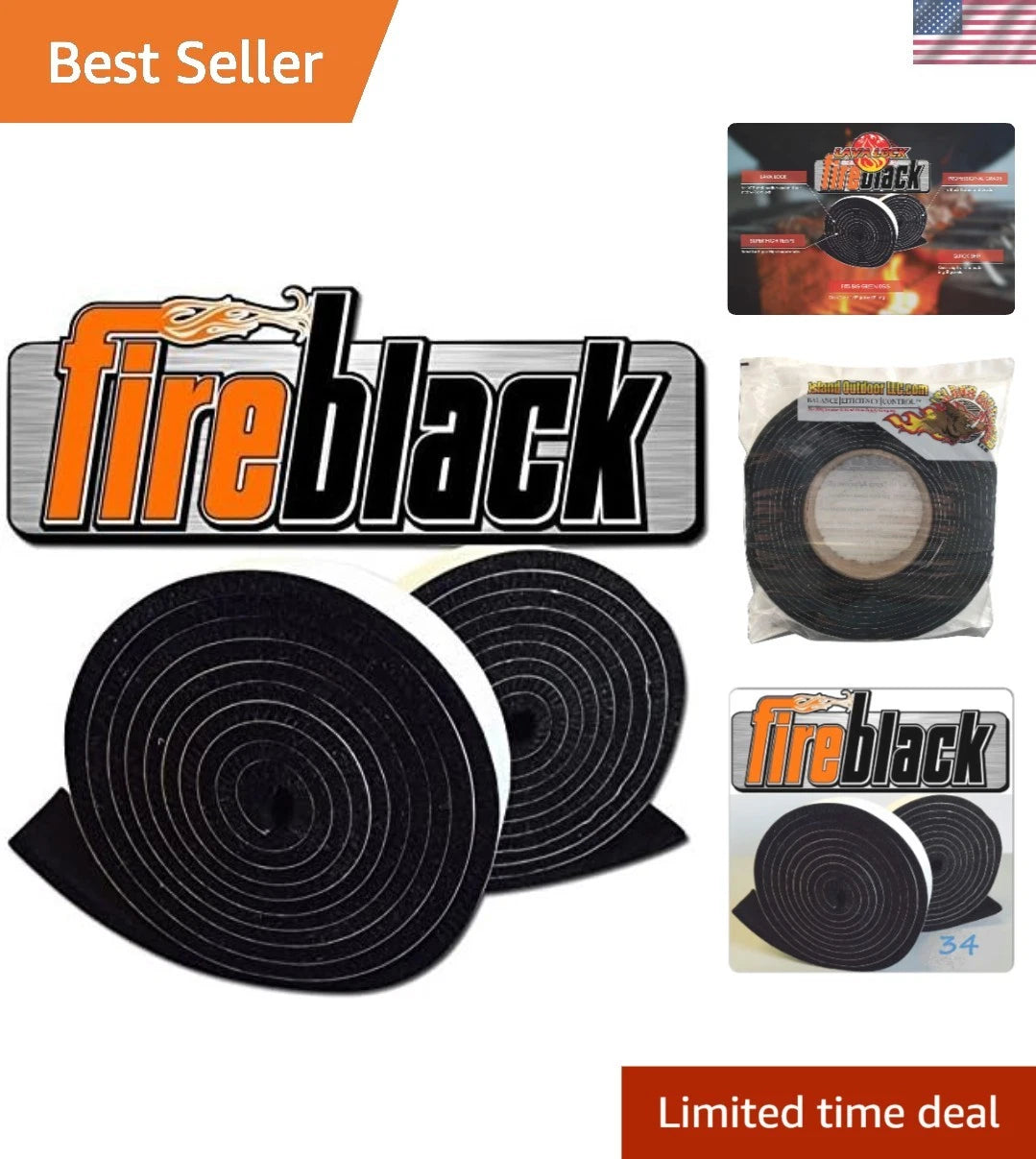 15ft High Temp LavaLock BBQ Smoker Gasket for BGE Small, Medium, Mini