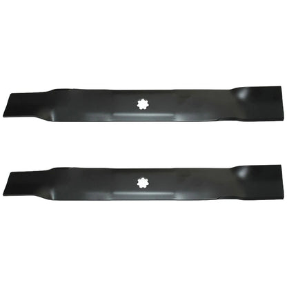 2 Blade Set for John Deere Mowers (42-Inch Cut) Replaces GX22151