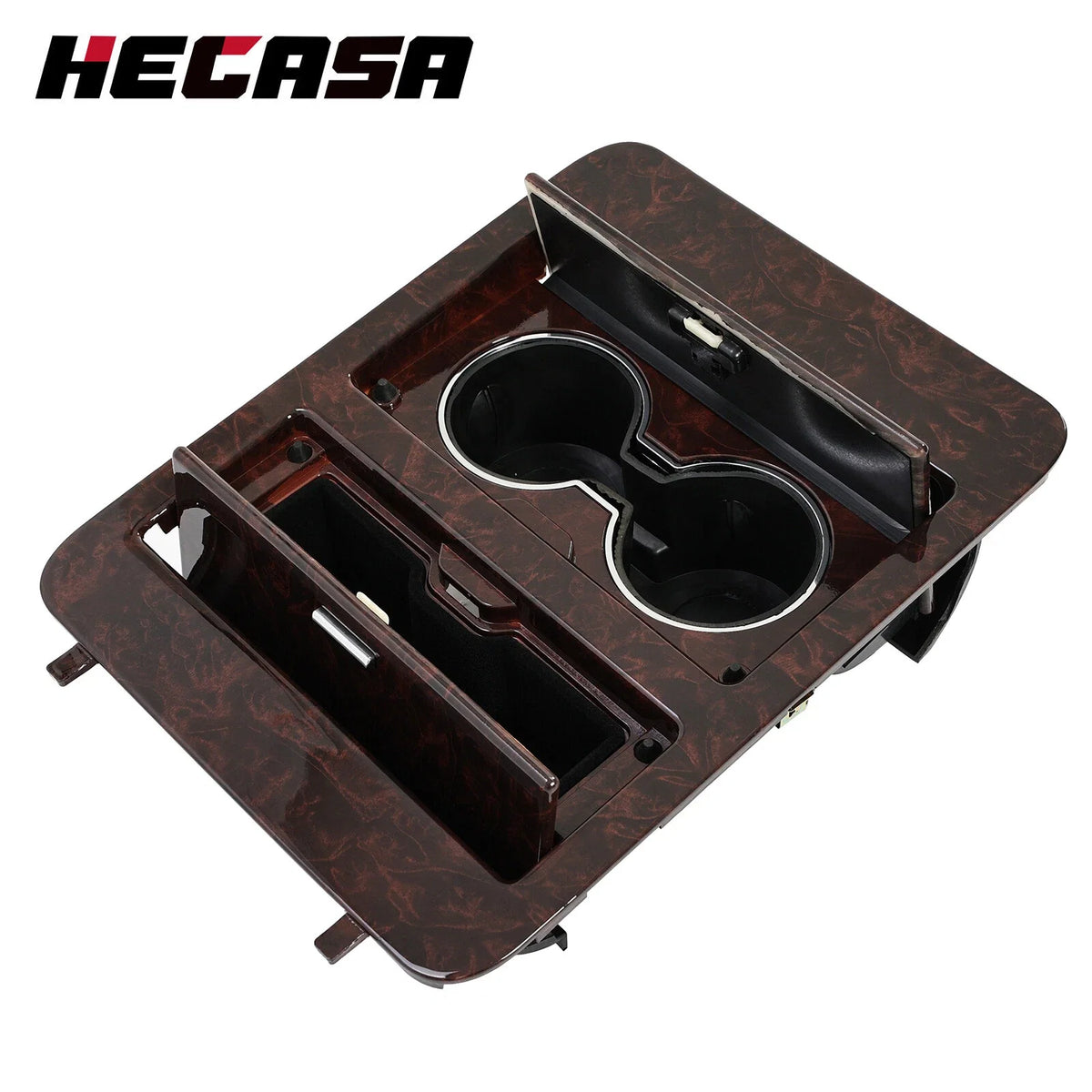 Woodgrain Center Console Cup Holder for Chevy Trucks & SUVs (Full Size)