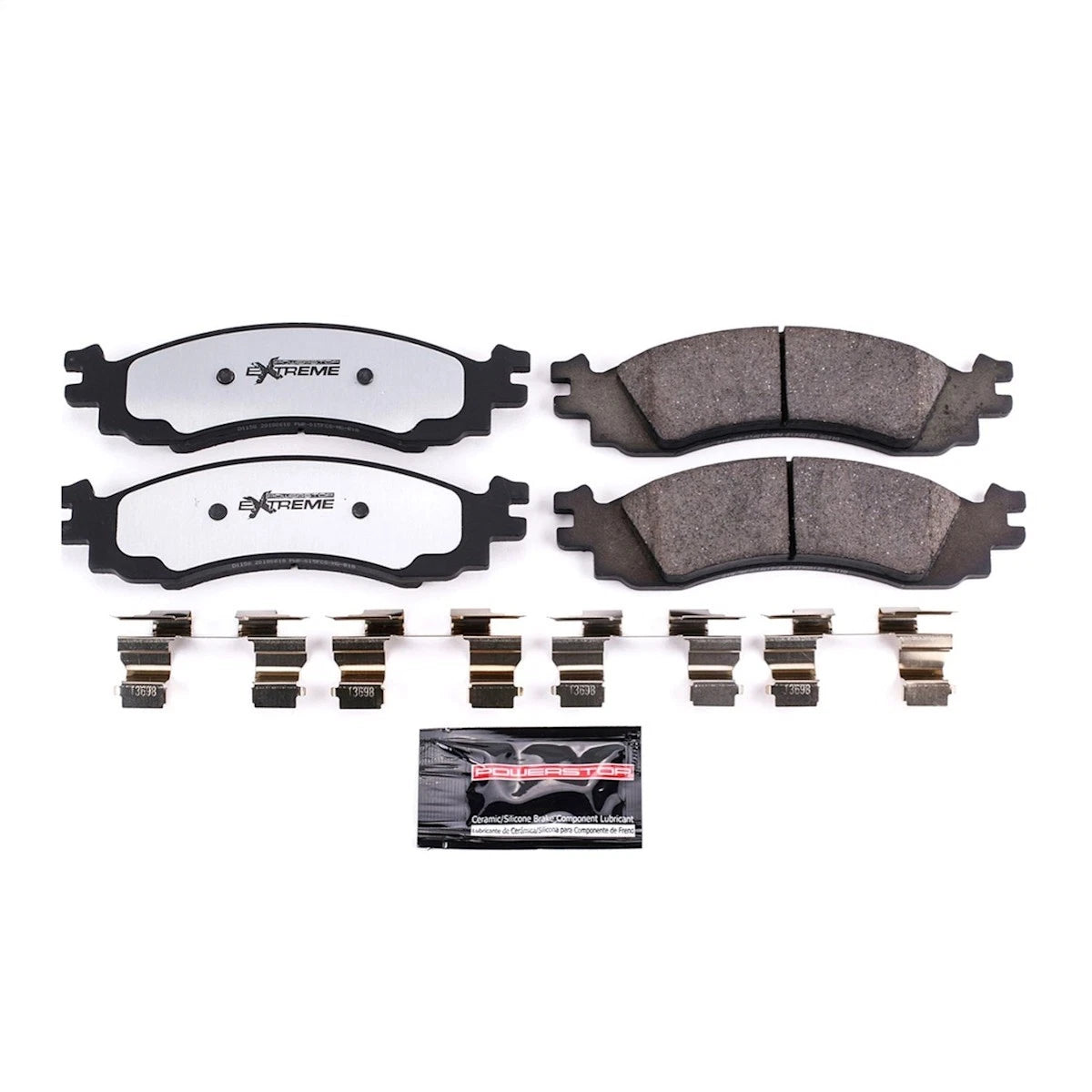 2X Z36-1158 Brake Pad Set for Ford Explorer, Taurus (2006–2012)