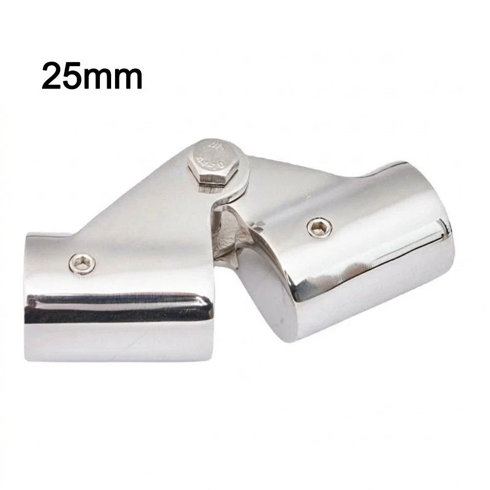 Folding Swivel for Boat Tube Connections 22mm & 25mm (316 Stainless Steel)