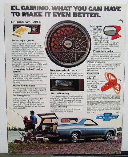 Original Dealer Brochure for 1977 Chevrolet Chevy El Camino