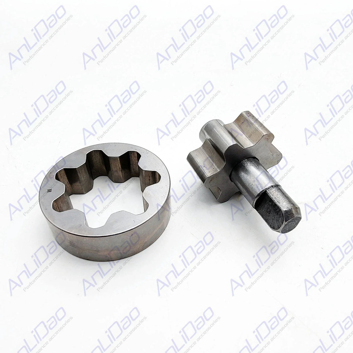 Oil Pump Shaft & Rotor for SeaDoo 1503 1630 (16MM, 420837543, 420956675)