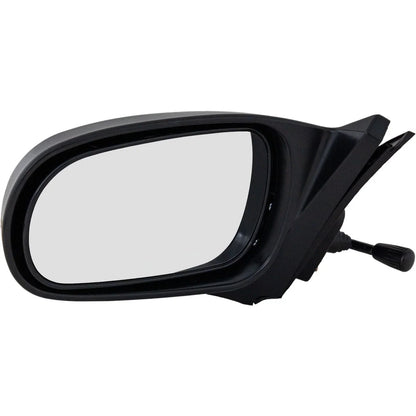 Set of 2 Manual Remote Mirrors for Honda Civic Coupe Hatchback (1996–2000)