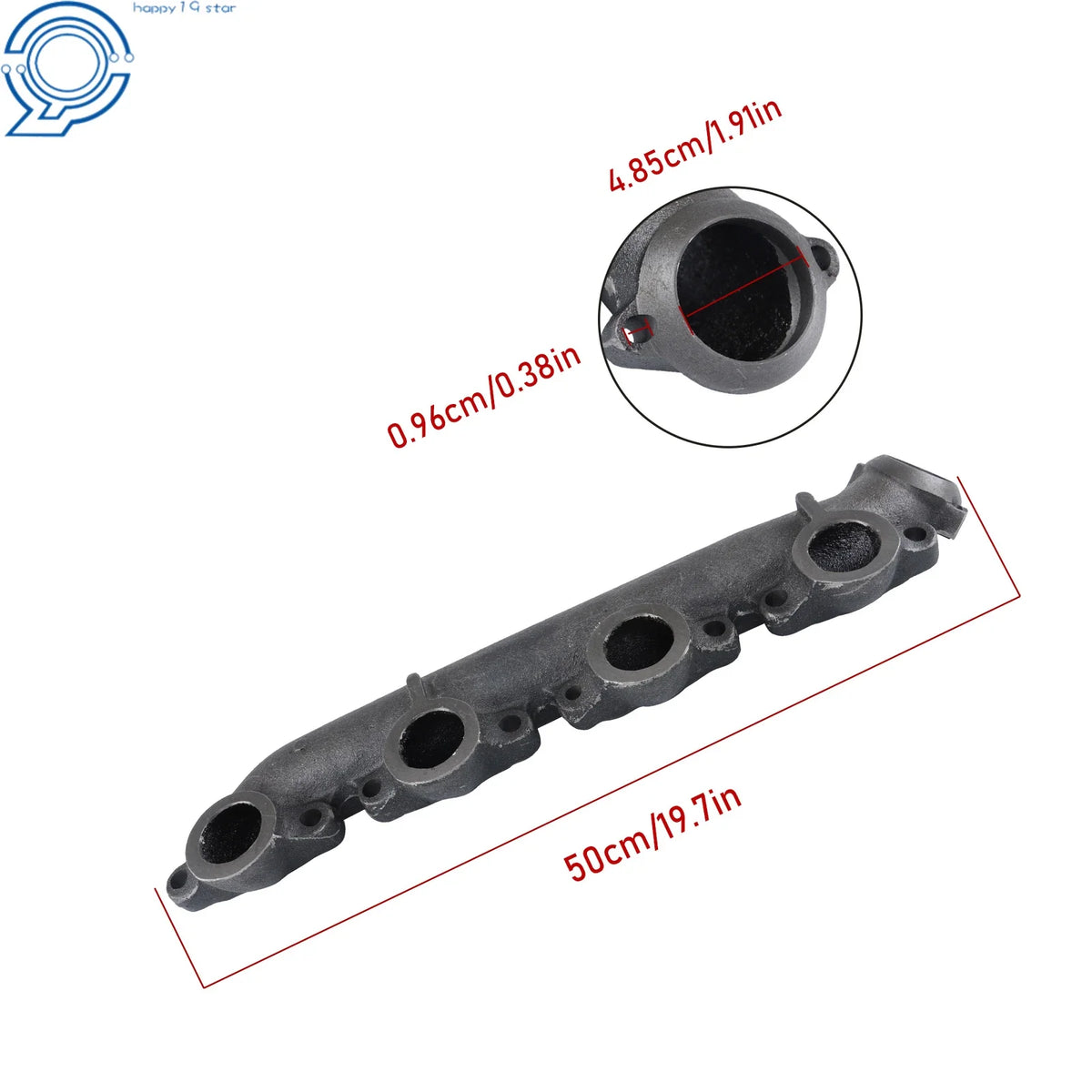 Left Exhaust Manifold with Gasket Kit for Ford E-350 Super Duty (1999–2007)