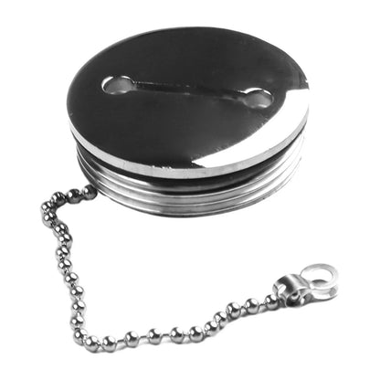 50MM Fuel Gas Tank Cap with Chain for Yacht Replacement (Fits )