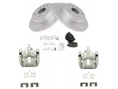 Set of 4 Brake Pads Rotors Calipers for Acura TL (2007–2008) 17169BXPQ